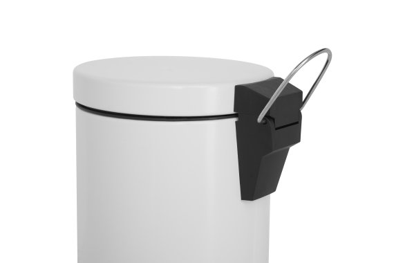 3L Pedal Bin - White - Detail 2